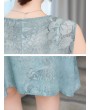 Floral Embroidered Jacquard Loose Vintage Two Pieces Dresses