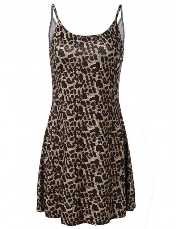 Clubwear Sexy Women Printed Strap Backless Mini Dress